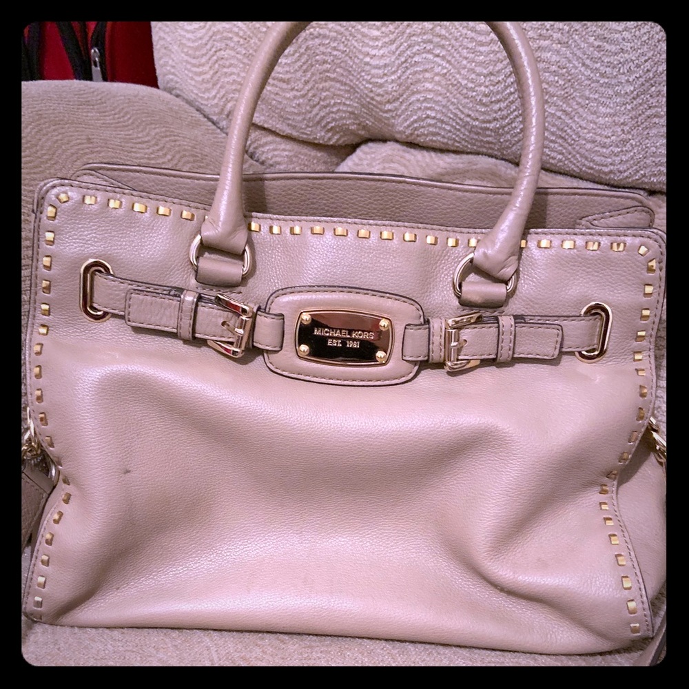 Michael Kors Tan Nude Purse MK Handbag